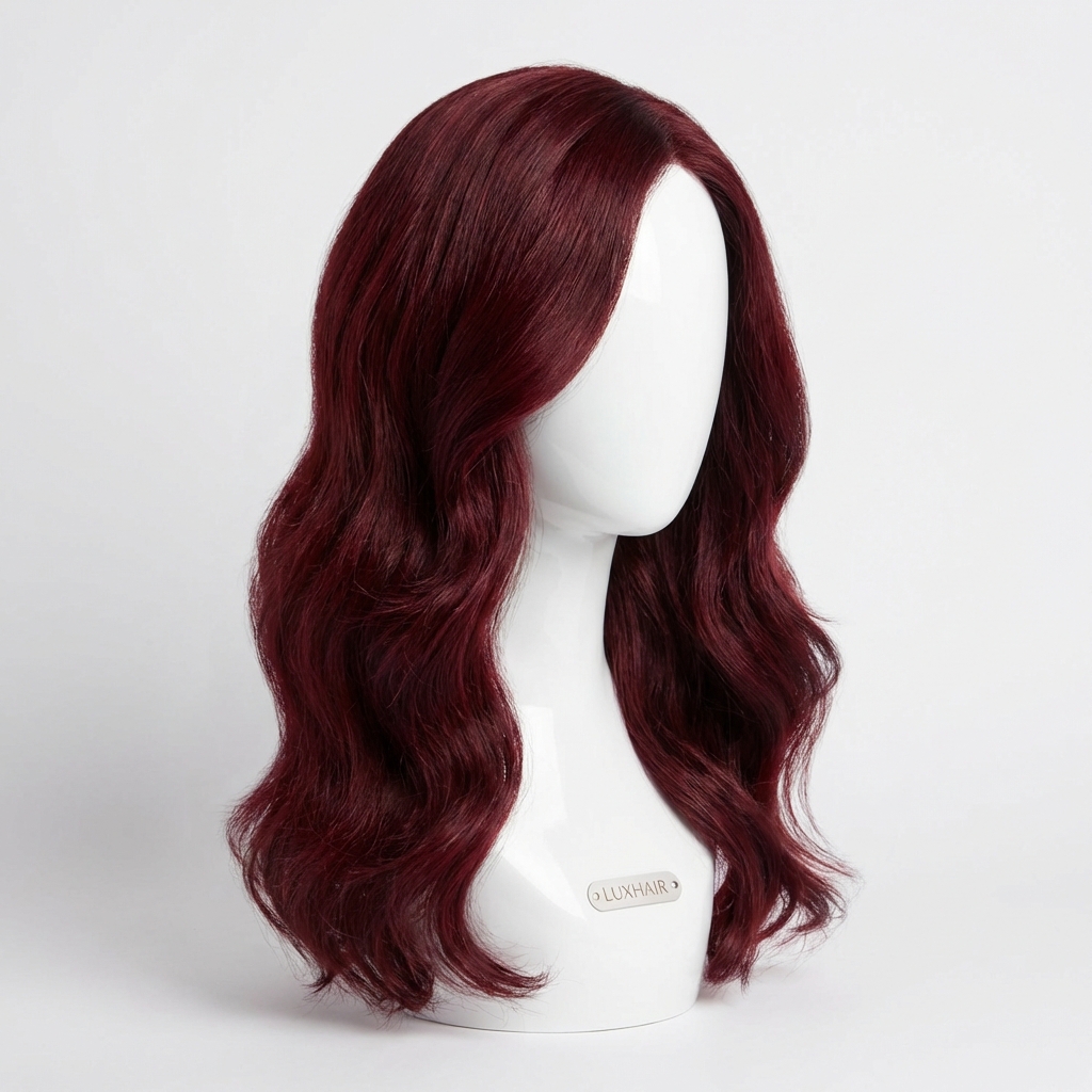 Beautiful Burgundy Wig